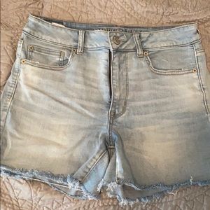 American Eagle high rise shorties
